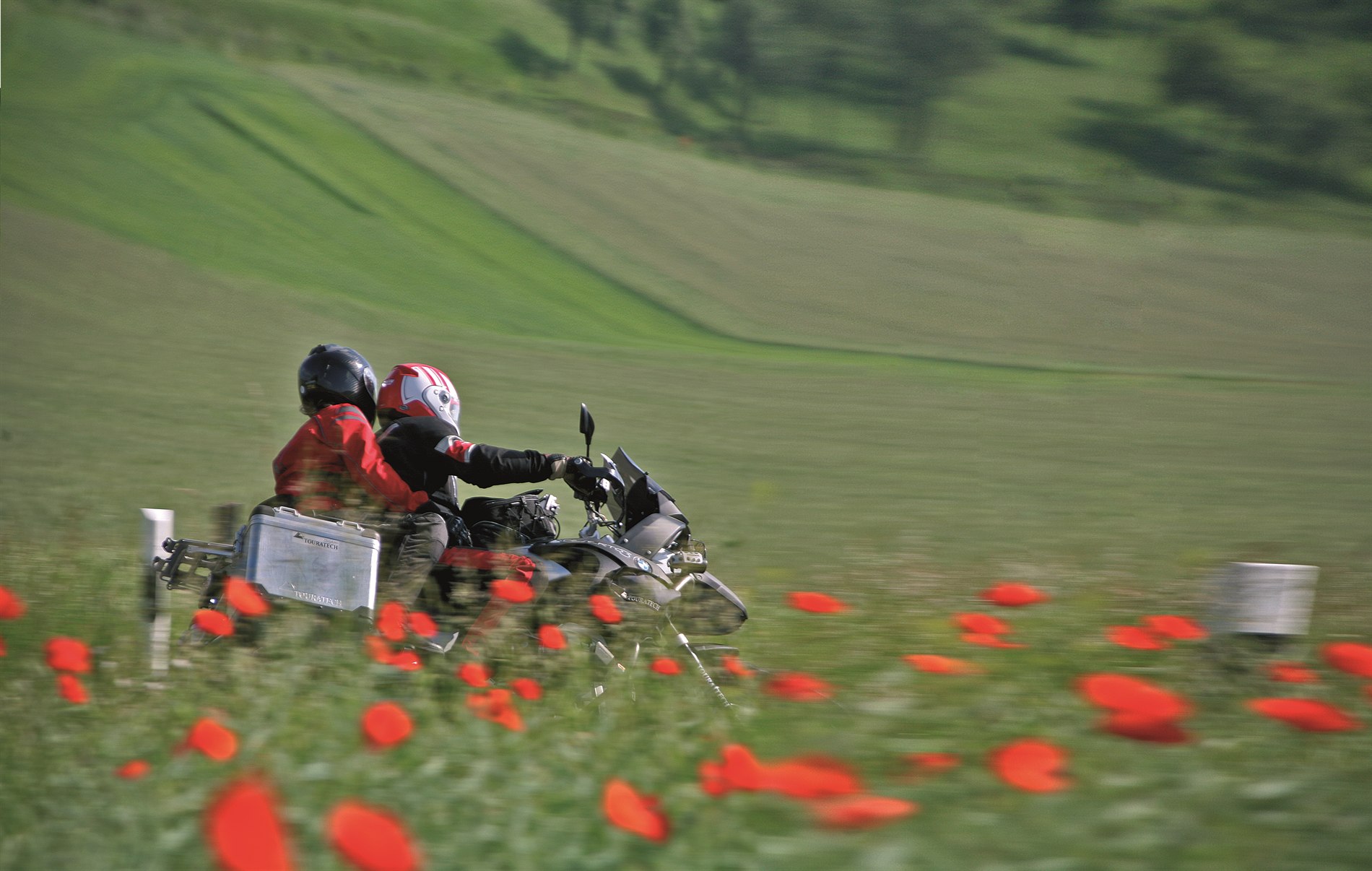 Motorrad fahren in Franken